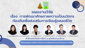 Read more about the article ผลงานวิจัยของคณาจารย์สำนักเทคโนโลยีการศึกษา มสธ. ได้รับคัดเลือกให้นำเสนอผลงานในงาน “มหกรรมงานวิจัยแห่งชาติ 2567”