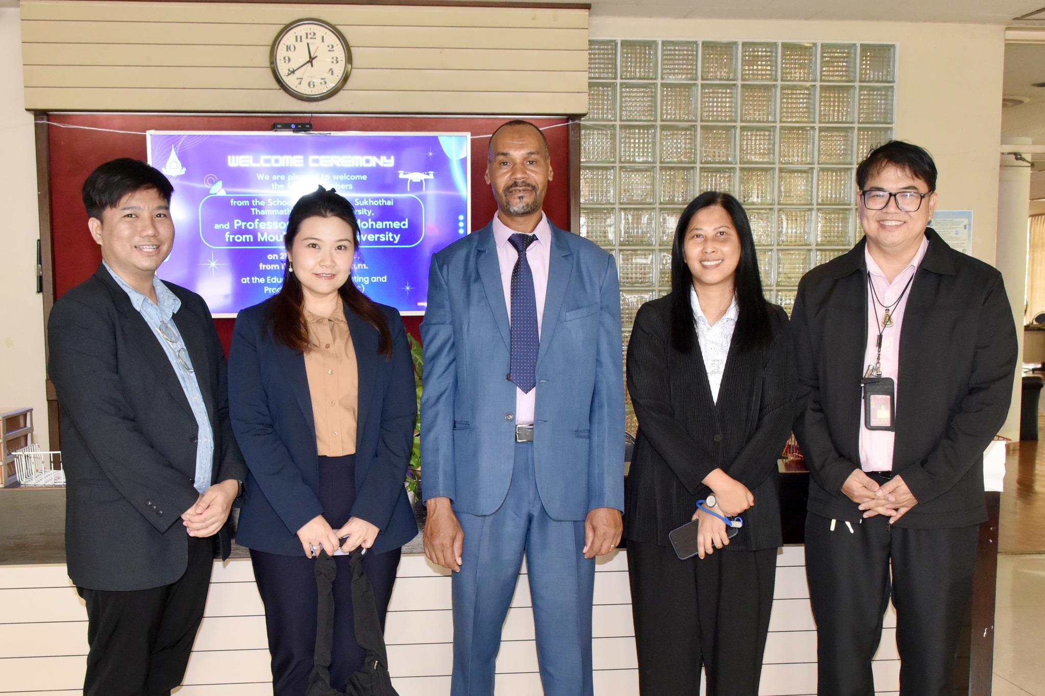 You are currently viewing DR. AIT HOU MOHAMED Professor of Economics and Management, Faculty of Multidisciplinary, Moulay Ismail University ราชอาณาจักรโมร็อกโก ณ อาคารผลิตรายการวิทยุและโทรทัศน์เพื่อการศึกษา มหาวิทยาลัยสุโขทัยธรรมาธิราช